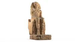 Ancient Left Side Memnon Sculpture 3D model