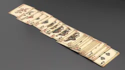 Antique Style Playing Deck 3D model