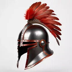 Battered Steel Medieval Helmet 3D model