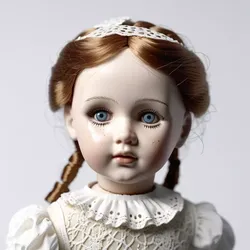 Cracked Porcelain Doll 3D Model 3D model