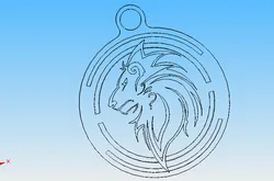 LION!  (lion keychain)