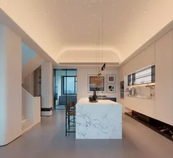 modern living and dining room interior  3D model