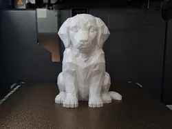 Perrito lindo Low Poly - Modelo de impresión 3D gratuito