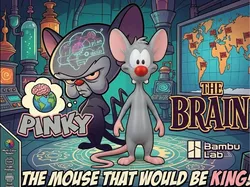 Pinky - El ratón de laboratorio - Modelo de impresión 3D gratuito