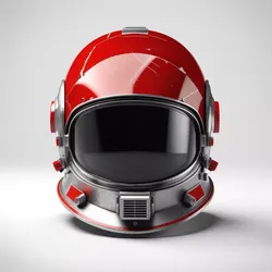 Retro Space Helmet 3D Model 3D model