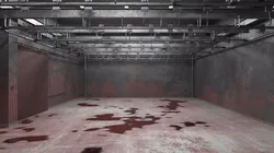 Slaughterhouse Hook Chamber Bloodstained Floor 3D model