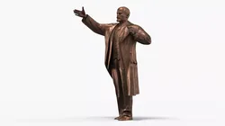 Vladimir Lenin Bronze Statue 3D model