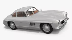 1955 Mercedes Benz 300SL Gullwing 3D model
