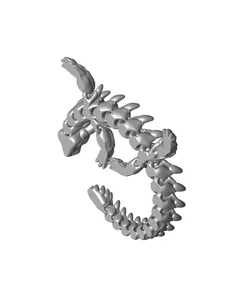 Articulated Dragon - Ruby Dragon