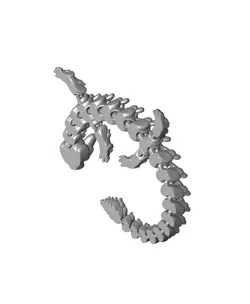 ArticulatedDragon - Aquamarine Dragon
