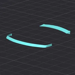 BMW E36 Front Lip and Roof Spoiler set for 1/10 RC cars