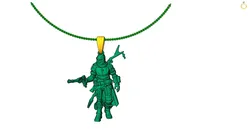 Bounty hunter pendant 3D print model