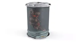 Containing Demon Fetus Capsule Blue 3D model