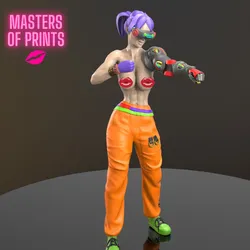 CYBERPUNK GIRL - ALURA - NSFW VERSION - 75 MM SCALE