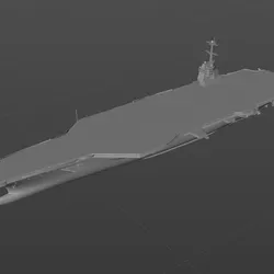 Digital model of the USS Enterprise CVN-80