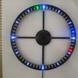 Easy Circular RGB LED Clock with WS2812B Strip and ESP8266 | 3D Printable