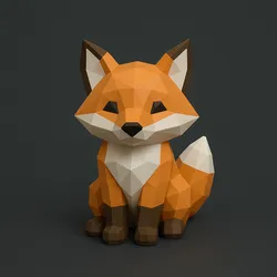 Fox Low Poly Fox Low Poly