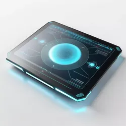 Futuristic Data Tablet Holographic 3D model