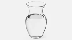 Glass Vase with Water 3D model