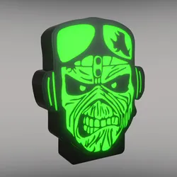 IRON MAIDEN LAMP