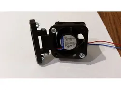 Magnetic fan mount holder