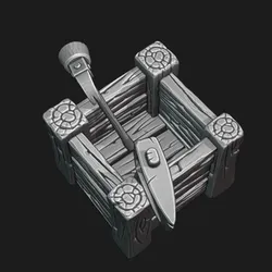 Medieval Tool Box with Tools, Caja de herramientas