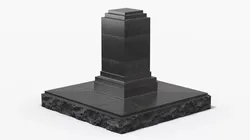 Monument Pedestal Granite Base 3D model