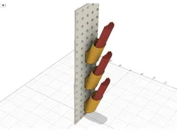 Parametric pegboard cup