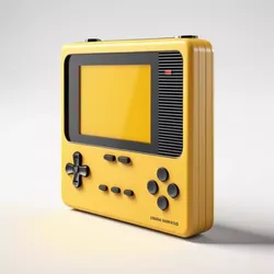 Retro Handheld Game Console 3D model