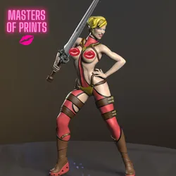 SEXY WARRIORS - AILA - NSFW - EROTIC MINIATURE 75 MM SCALE