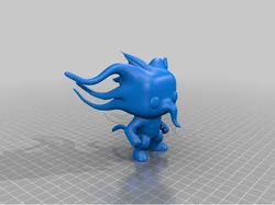 super strange ghost bobblehead lookalike figure