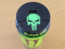 Tapa de lata Punisher para bebidas energéticas de 330ml / 500ml - Modelo de impresión 3D gratuito