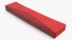 Velvet Case for Long Chains and Pendants Closed 3D model