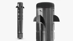 Vertical Launch Rocket with Finned Design 3D model