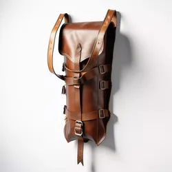 Worn Leather Quiver 3D Model 3D model