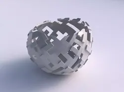 Bowl compressed 2 with cuts and 3D print model