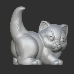 Cat Cute 3D print model