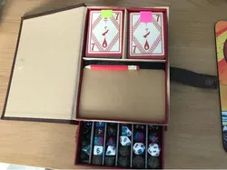 Dice & card dividers for Fable Collectors Book