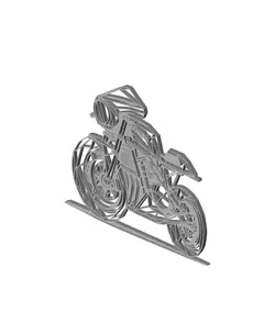 Geometric Cafe Racer motorcycle - model 3