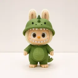 Labubu Dinosaur Costume 3D Model – STL File for 3D Printing (Chibi Fan Art Figure)