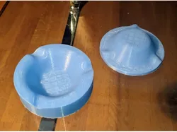 Mould for disposable ashtray