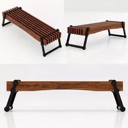 Restoration Hardware Kinetic Narrow Coffee Table 3D model