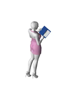 Teacher 3d model