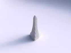 Vase grounded tipping triangle with twisted diagonal grid 3D print model