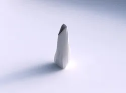 Vase twist puffy tipped triangle with twisted bands 3D print model