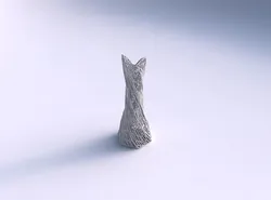 Vase twisted squeezed and bent hexagon 2 with fine organic la... 3D print model