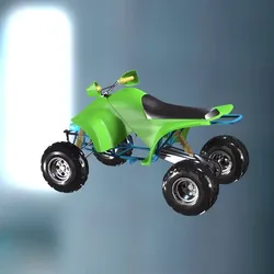 ATV VEHICLE BICYCLE BIKE CAR TRUCK MOTORBIKE I CHAIN WHEELS 3D MODEL STL OBJ DAE