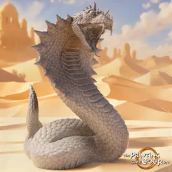 Giant Snake - 3 Inch Base - Presupported
