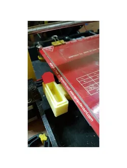 Hotend nozzle cleaning container