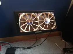HVAC Register Booster - 120mm fan